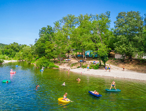 camping bord de riviere