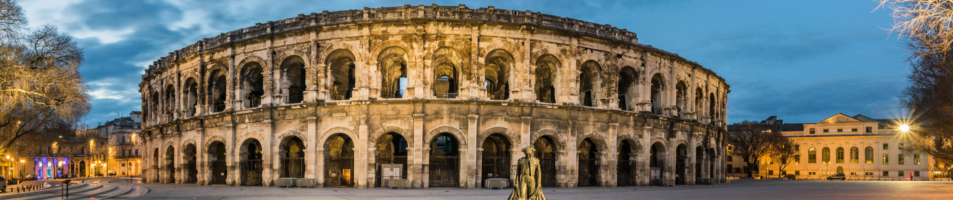 arenes de nimes panorama