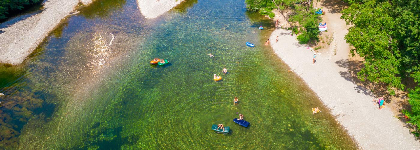 camping ardeche bord de riviere detente