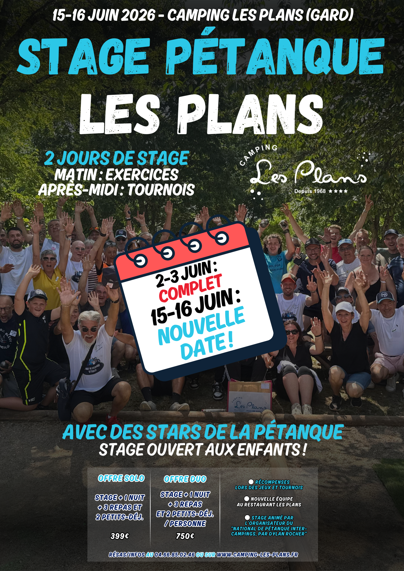 Stage des étoiles pétanque