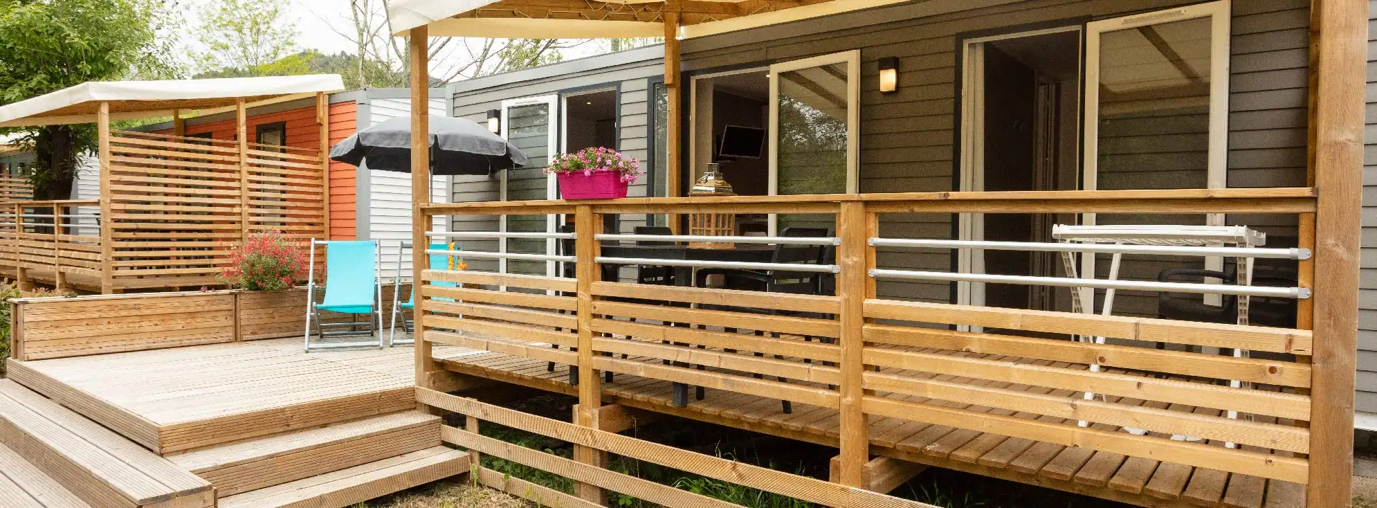 camping cevennes mobil home basse saison