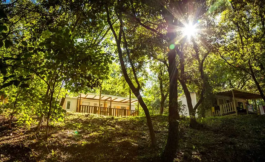 camping à Anduze avec mobil-home nature